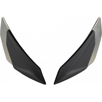 SENTINEL FRONT SIDE VENTS PAIR CHARCOAL CHROME