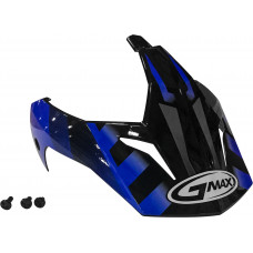 VISOR W/SCREWS TREKKA GM-11 BLACK/BLUE