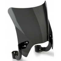 MOHAWK WINDSHIELD DARK TINT BLACK HARDWARE