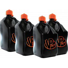 MOTORSPORTS CONTAINER V-TWIN 5.5 GALLON BLACK/ORANGE