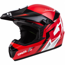 MX-46 COMPOUND HELMET RED/BLACK/WHITE 2X