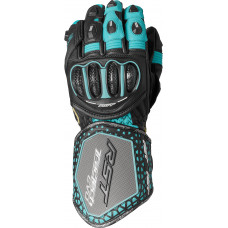 WOMENS TRACTECH EVO 4 CE GLOVE BLACK/AQUA/GREY LEATHER LG