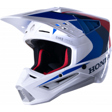HONDA S-M5 HELMET WHITE/BLUE/RED GLOSSY 2X