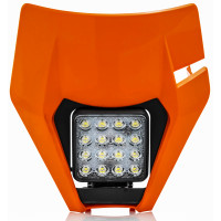 FRONT VSL HEADLIGHT 4320 LUMEN ORANGE KTM