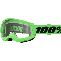 STRATA 2 GOGGLE NEON GREEN CLEAR LENS