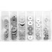 M6 FENDER WASHER ASSORTMENT 120 PIECE KIT
