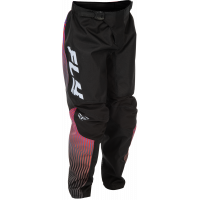 YOUTH F-16 PANTS BLACK/RED/PURPLE SZ 18