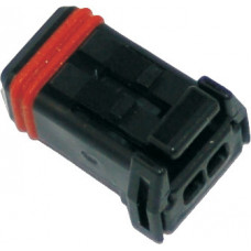 MX-1900 2-PIN BLACK SOCKET HOUSING HD# 72906-11