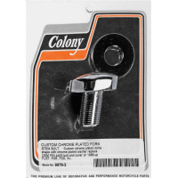 CHROME FORK STEM BOLT FLST FXR FXD XL 86-UP
