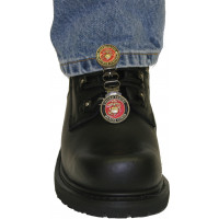 CLIPS FOR LACED BOOTS USMC BLACK & RED