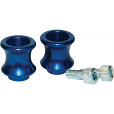 SWINGARM SPOOLS 8MM BLU APR/DUC/HON/SUZ