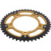 REAR STEALTH SPROCKET ALU/STL 45T-525 GLD SUZ/TRI