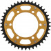 REAR STEALTH SPROCKET ALU/STL 42T-520 GLD HON/KAW