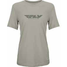 WOMEN'S FLY ORIGIN CORP TEE STONE HEATHER 2X