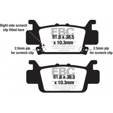 BRAKE PADS FA704SV SEVERE DUTY SV SERIES