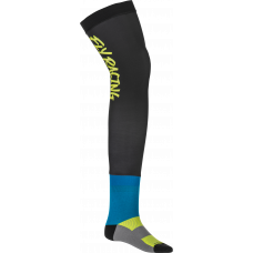 KNEE BRACE SOCKS HI-VIS/BLACK/BLUE LG/XL