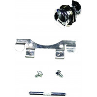 PUSH BUTTON FUEL DOOR CHROME