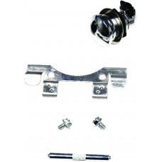 PUSH BUTTON FUEL DOOR CHROME