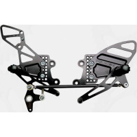 REAR SET COMPLETE BLK HON REAR SET COMPLETE BLK HON