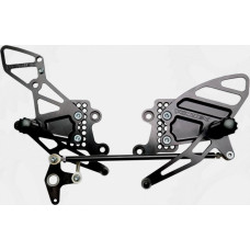 REAR SET COMPLETE BLK HON