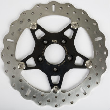 V-TWIN STREET ROTOR FSD006CBLK FLOATING 5 SPOKE FRONT