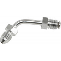 JIC TO -3 TUBE ADAPTER 60 DEGREE CHROME 3/8