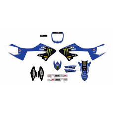 COMPLETE KIT 23 BLUE MEY YZ 125/250 WHT BG
