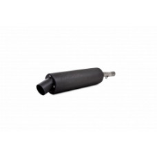 SINGLE SLIP-ON SYSTEM W/ UTILITY MUFFLER BLK HON