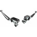 SMOOTH LEVER SET CHROME FLT 08-13 W/CABLE CLUTCH