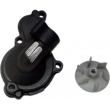 WATERPUMP COVER & IMPELLER KIT BLACK