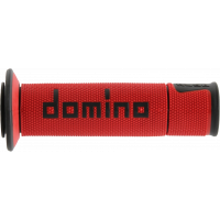 A450 ROAD RACING GRIPS RED/BLACK PAIR