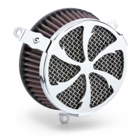AIR INTAKE SWEPT CHROME KAW VN900 06-19