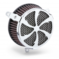 AIR INTAKE SWEPT CHROME KAW VN900 06-19