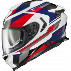 EXO-ECLIPSE FULL FACE HELMET LUNAR WHITE/RED/BLUE 2X