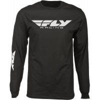 FLY CORPORATE LONG SLEEVE TEE BLACK 2X