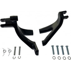 FLOORBOARD TO PEG CONV KIT BLACK M8 SOFTAILS