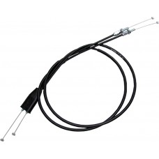 BLACK VINYL THROTTLE PUSH-PULL CABLE SET