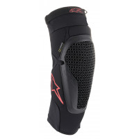 BIONIC FLEX KNEE PROTECTOR BLACK/RED LG/XL