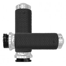 CABLE THROTTLE MEMORY FOAM GRIP CHROME CABLE THROTTLE MEMORY FOAM GRIP CHROME