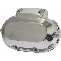 TRANS SIDE COVER CHROME 6 SPD TWIN CAM 07-17 & DYNA 06