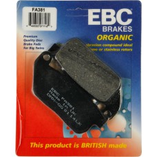 BRAKE PADS FA381 ORGANIC