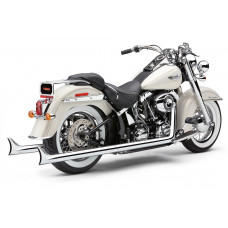BAD HOMBRE TRUE DUAL FISHTAILS CHROME SOFTAIL 07-11