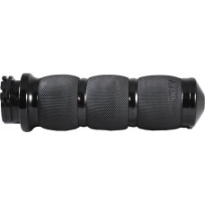 AIR CUSHIONED GRIPS W/CABLE THROTTLE BLACK
