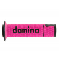A450 ROAD RACING GRIPS FUCHSIA/BLACK PAIR