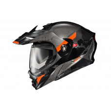 EXO-AT960 MODULAR HELMET TOPOGRAPHIC BLACK/ORANGE 2X EXO-AT960 MODULAR HELMET TOPOGRAPHIC BLACK/ORANGE 2X