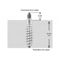 24MM STANDARD SCREW STUDS QTY 1000
