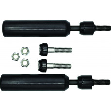 SHOCK MOUNT SLIDERS BLACK DYNA 09-17 SHOCK MOUNT SLIDERS BLACK DYNA 09-17