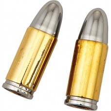 VALVE STEM CAPS GOLD BULLET PR