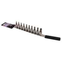 SOCKET BIT SET 10PC TORX