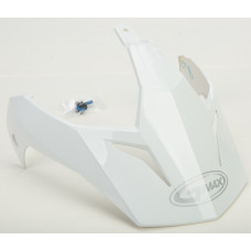 VISOR W/SCREWS WHITE GM-11